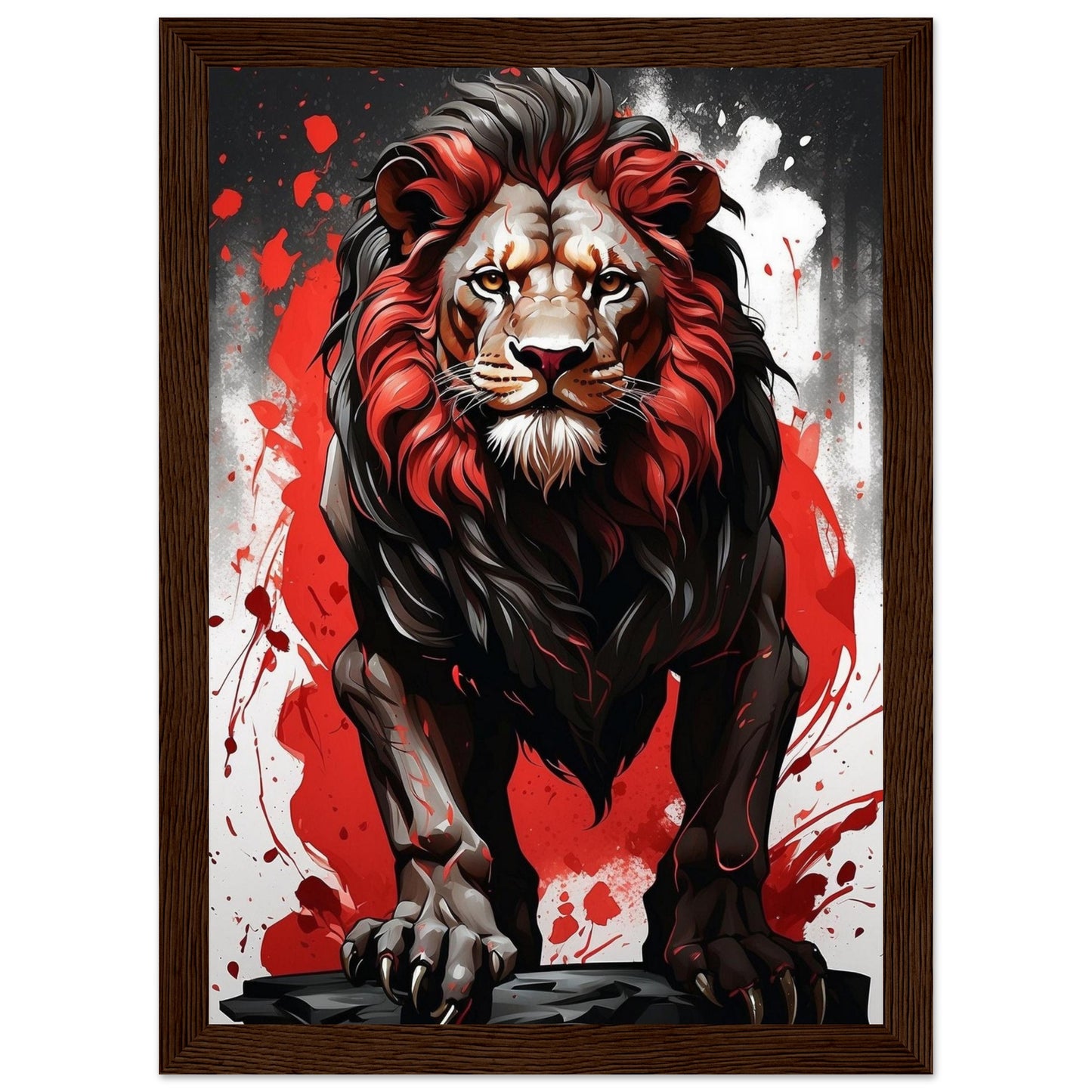 Premium Matte Paper Wooden Framed Poster