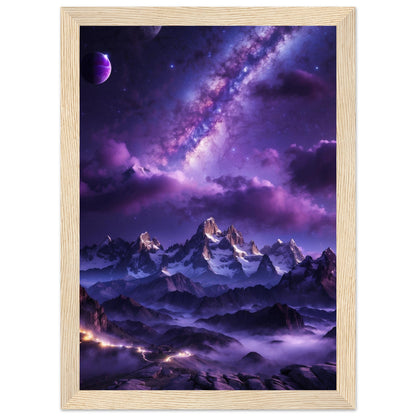 Premium Matte Paper Wooden Framed Poster