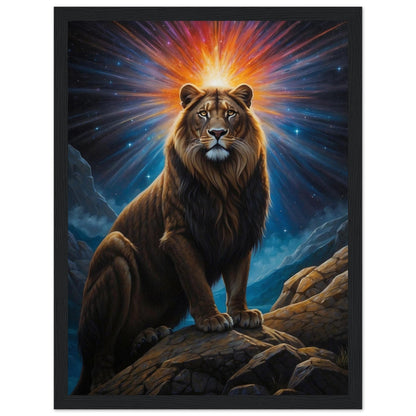 Premium Matte Paper Wooden Framed Poster