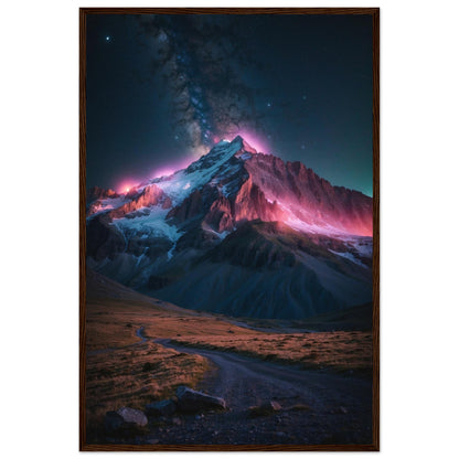 Premium Matte Paper Wooden Framed Poster