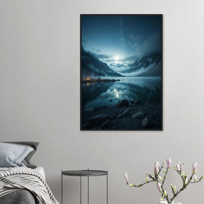 Premium Matte Paper Wooden Framed Poster