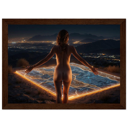 Premium Matte Paper Wooden Framed Poster