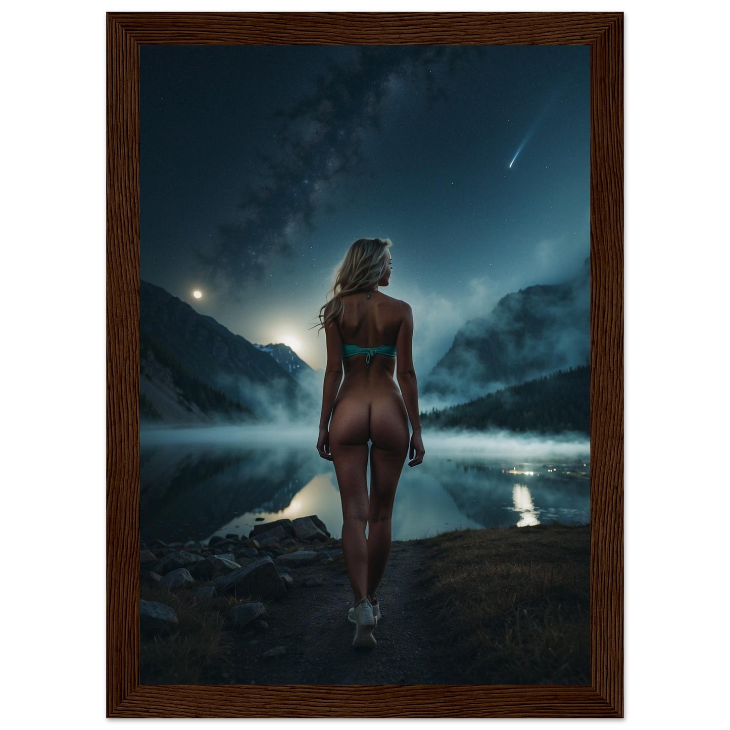 Premium Matte Paper Wooden Framed Poster