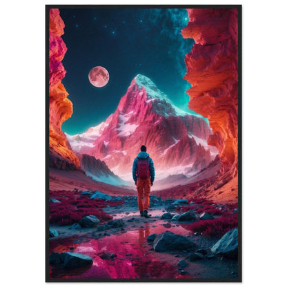 Premium Matte Paper Wooden Framed Poster