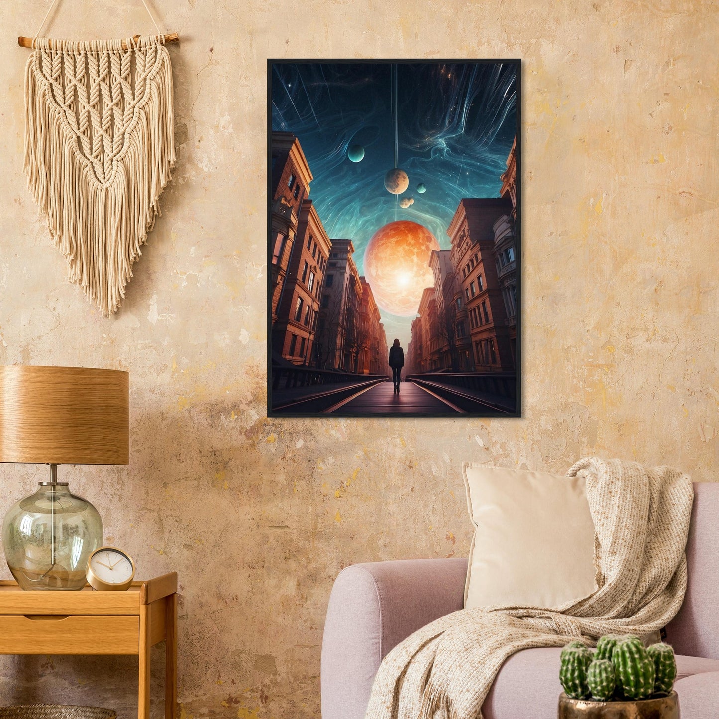 Premium Matte Paper Wooden Framed Poster