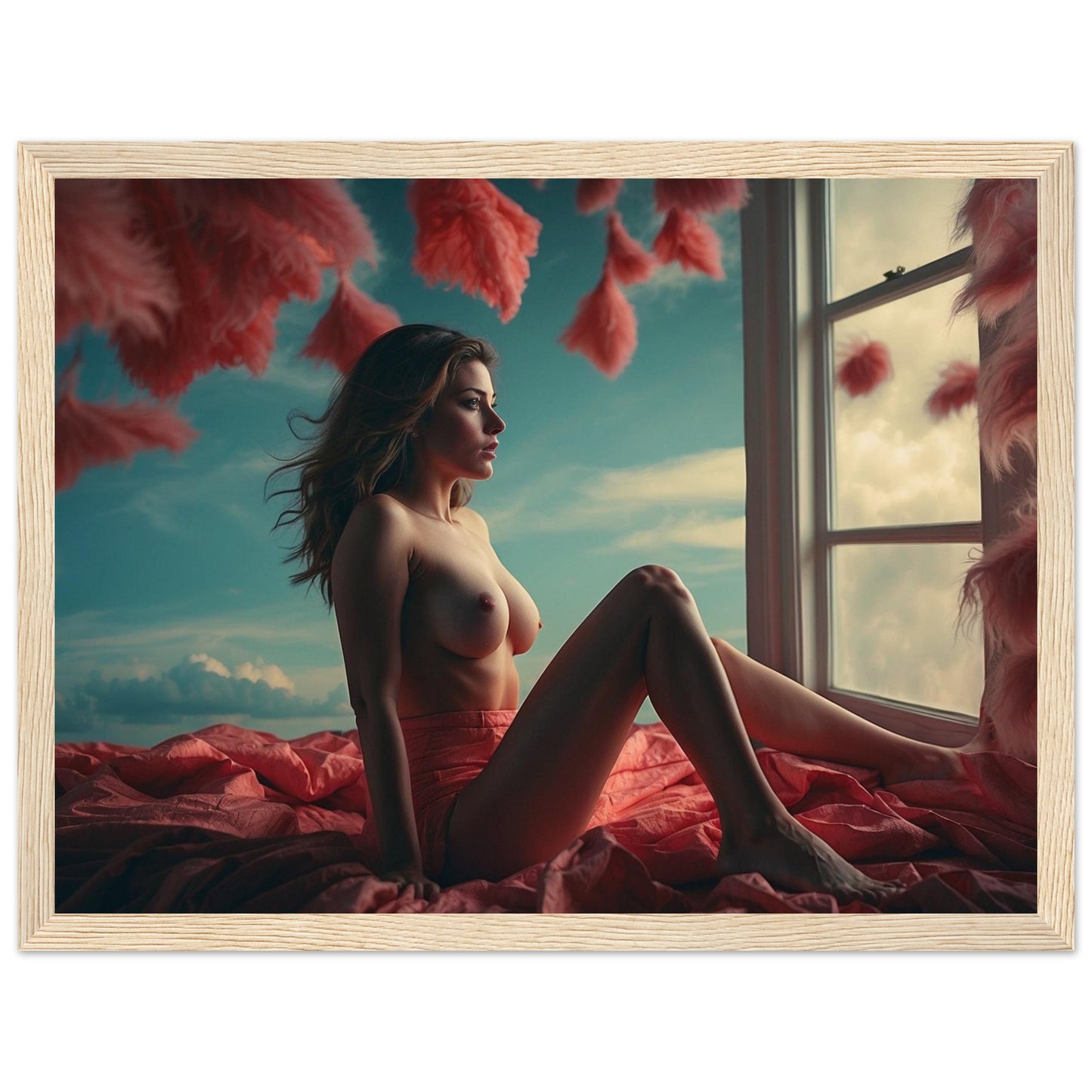 Premium Matte Paper Wooden Framed Poster