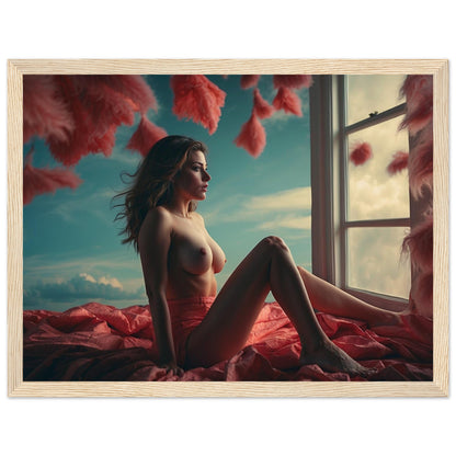 Premium Matte Paper Wooden Framed Poster