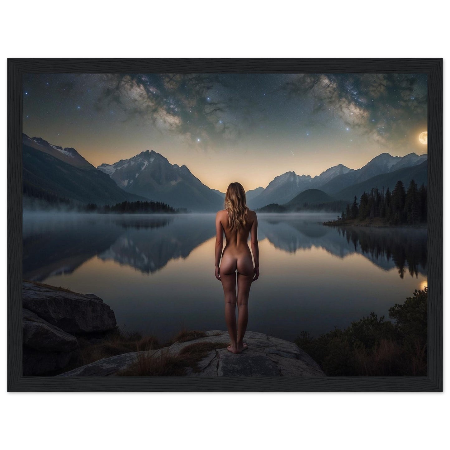Premium Matte Paper Wooden Framed Poster
