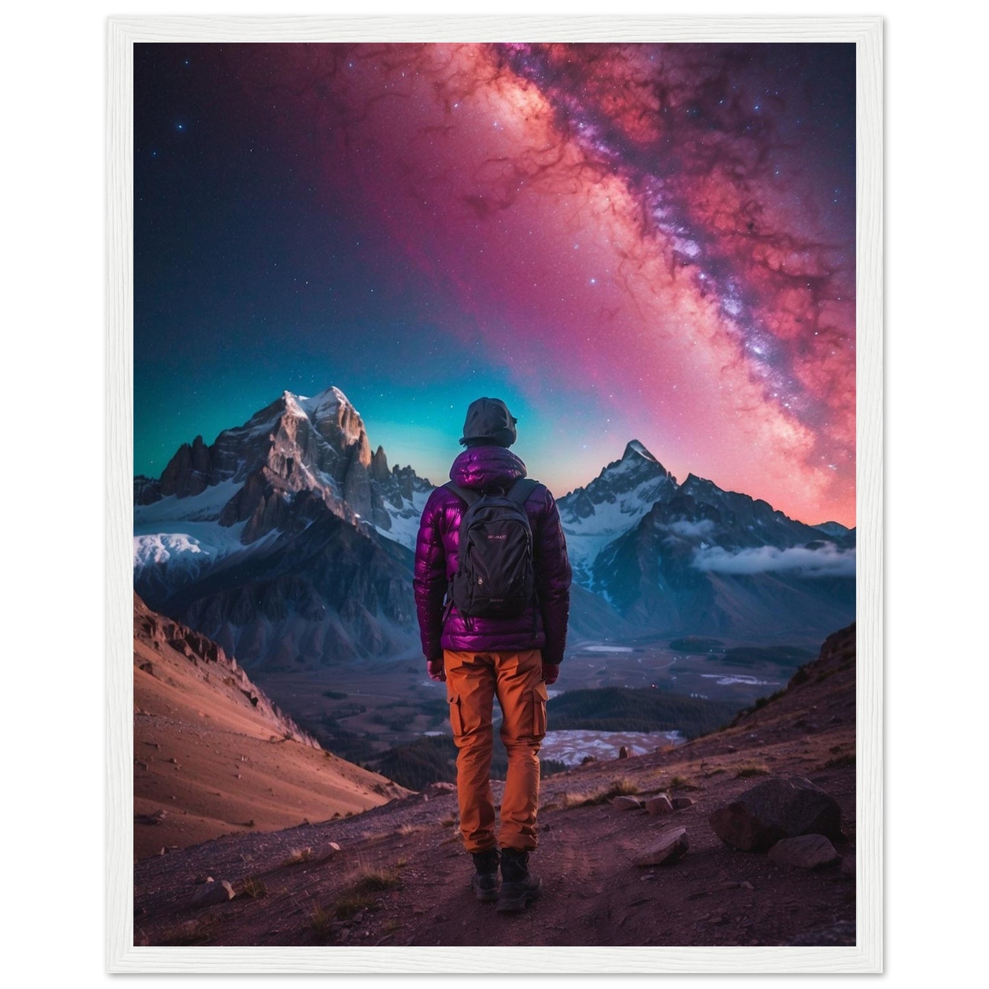 Premium Matte Paper Wooden Framed Poster