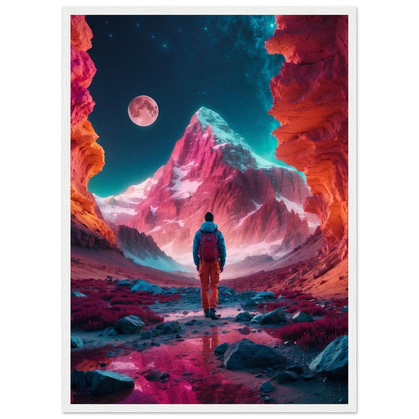 Premium Matte Paper Wooden Framed Poster