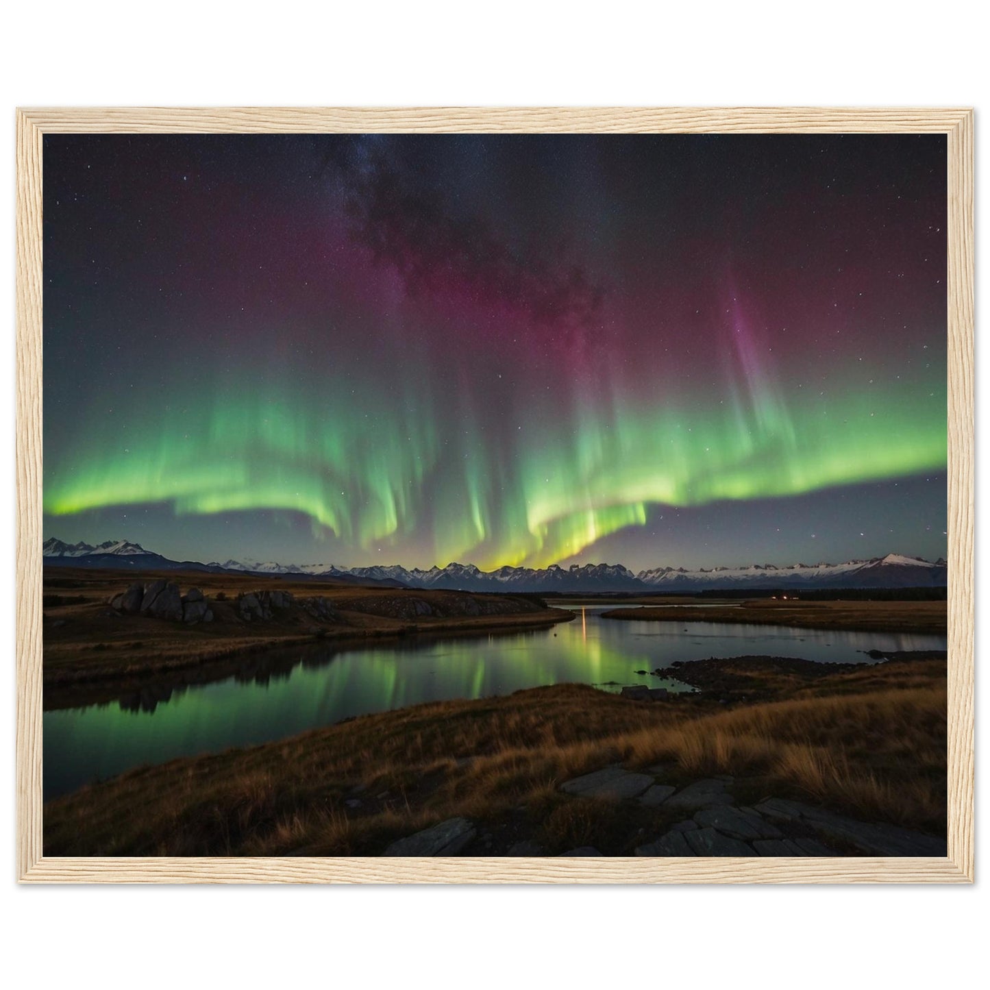 Premium Matte Paper Wooden Framed Poster