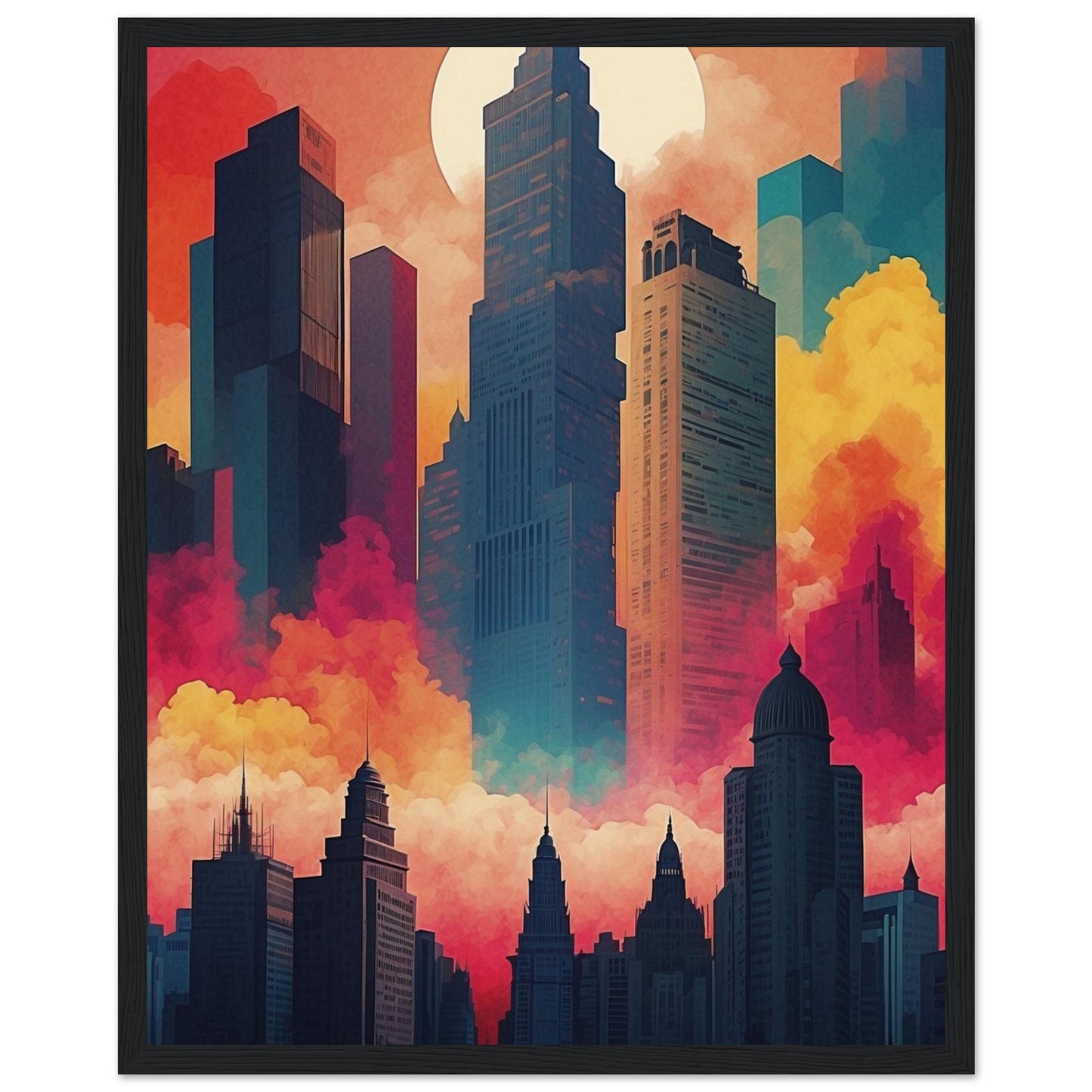 Premium Matte Paper Wooden Framed Poster