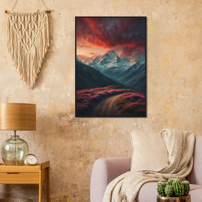 Premium Matte Paper Wooden Framed Poster