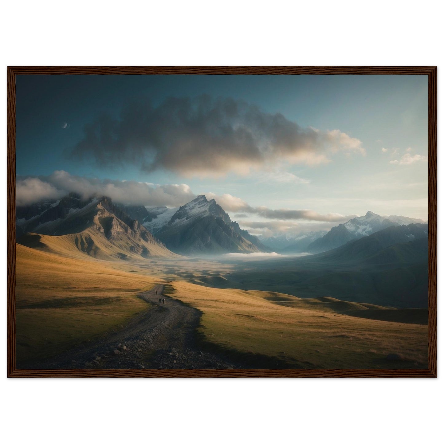 Premium Matte Paper Wooden Framed Poster