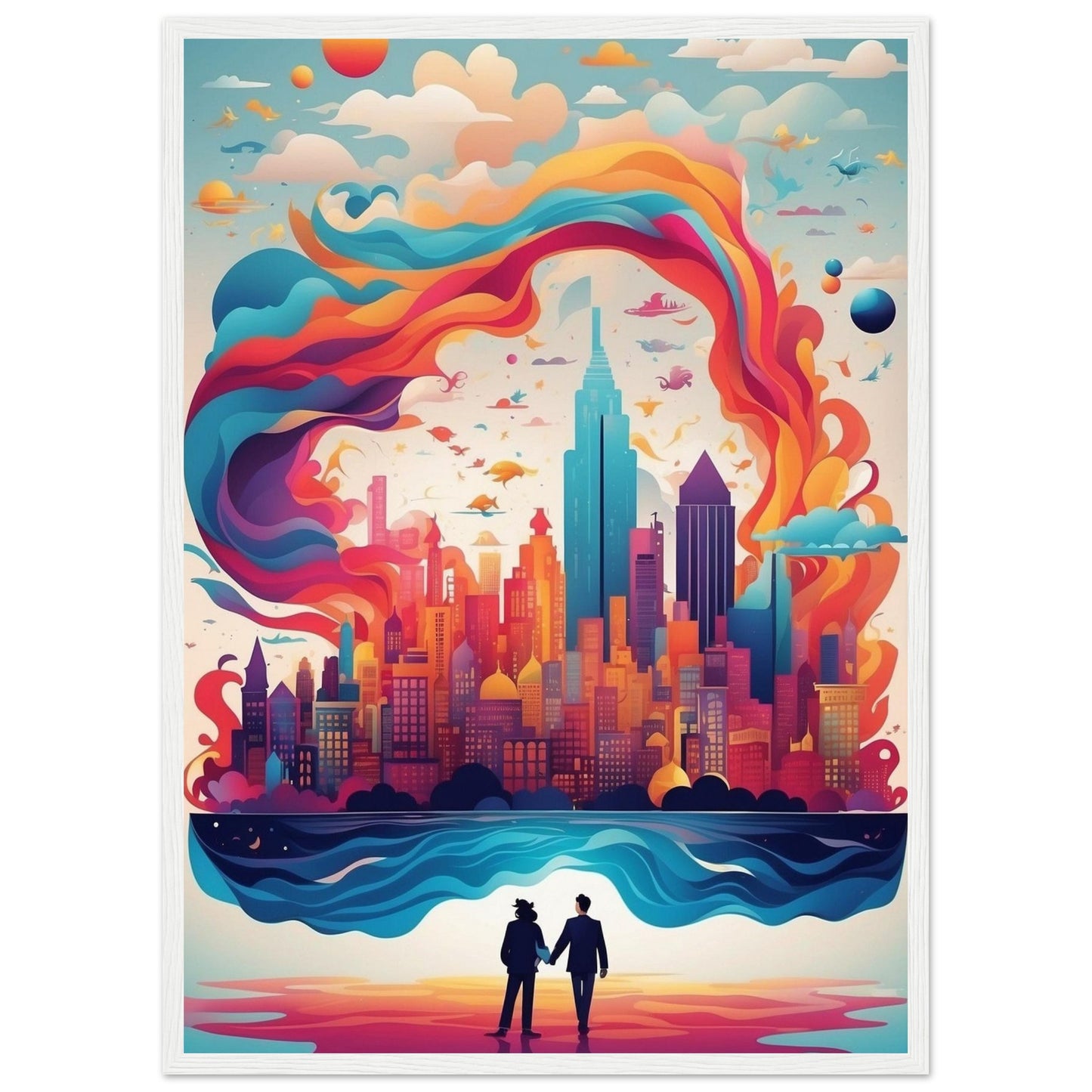 Premium Matte Paper Wooden Framed Poster
