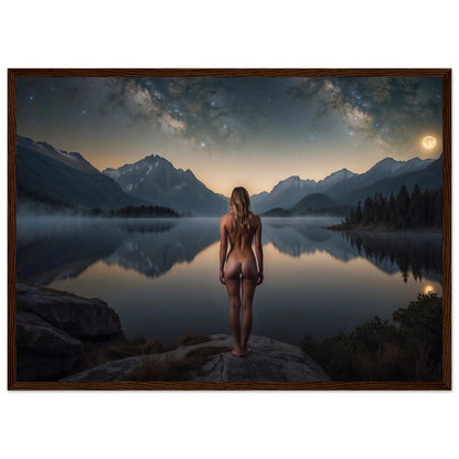 Premium Matte Paper Wooden Framed Poster