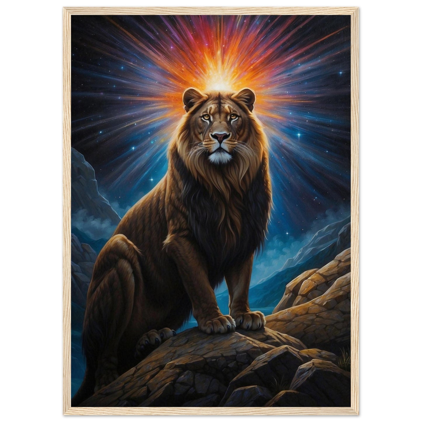 Premium Matte Paper Wooden Framed Poster