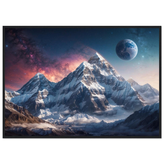 Premium Matte Paper Wooden Framed Poster