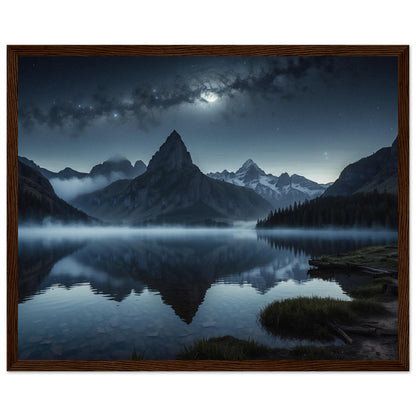 Premium Matte Paper Wooden Framed Poster