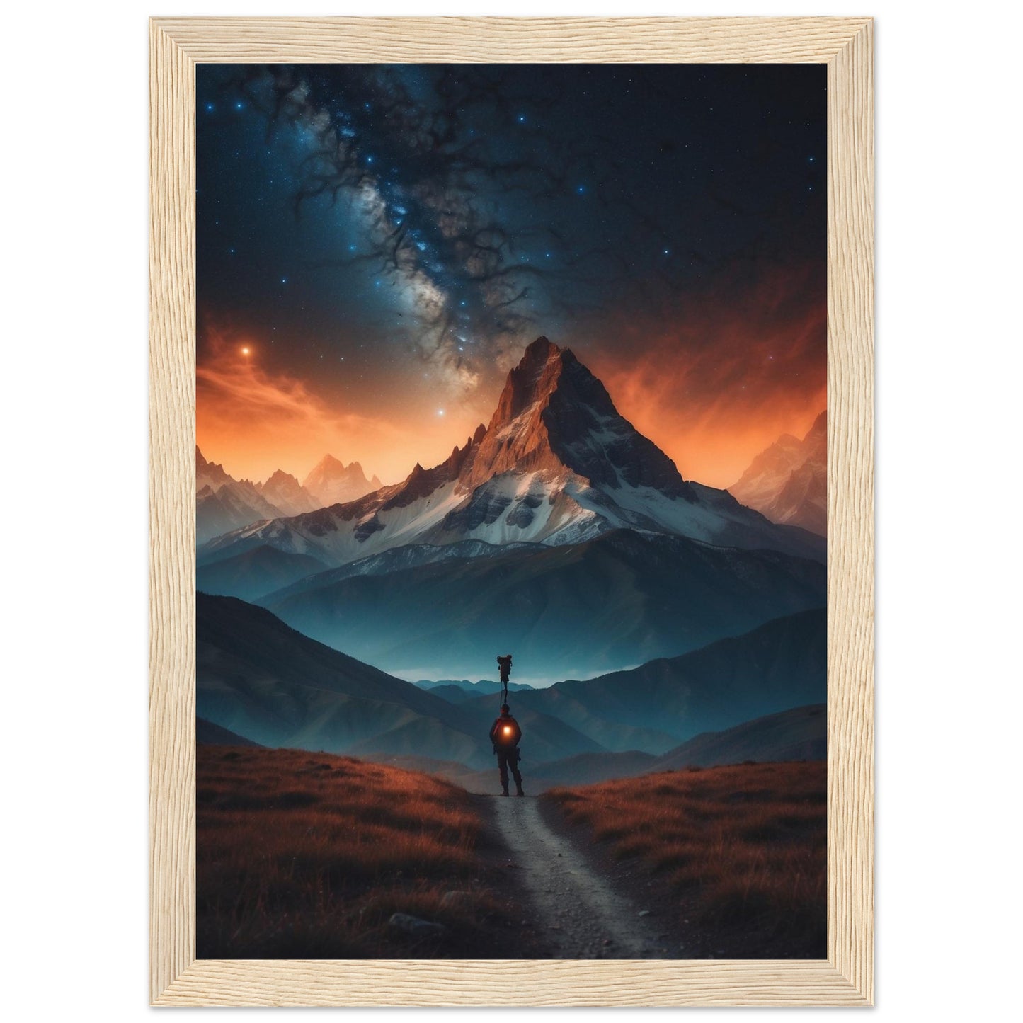 Premium Matte Paper Wooden Framed Poster