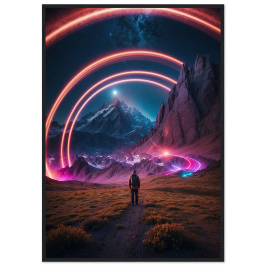 Premium Matte Paper Wooden Framed Poster