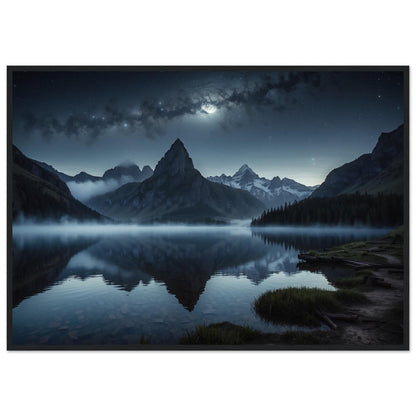 Premium Matte Paper Wooden Framed Poster