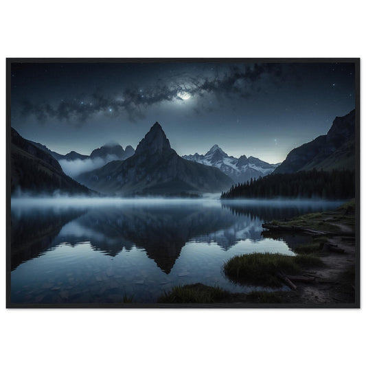 Premium Matte Paper Wooden Framed Poster