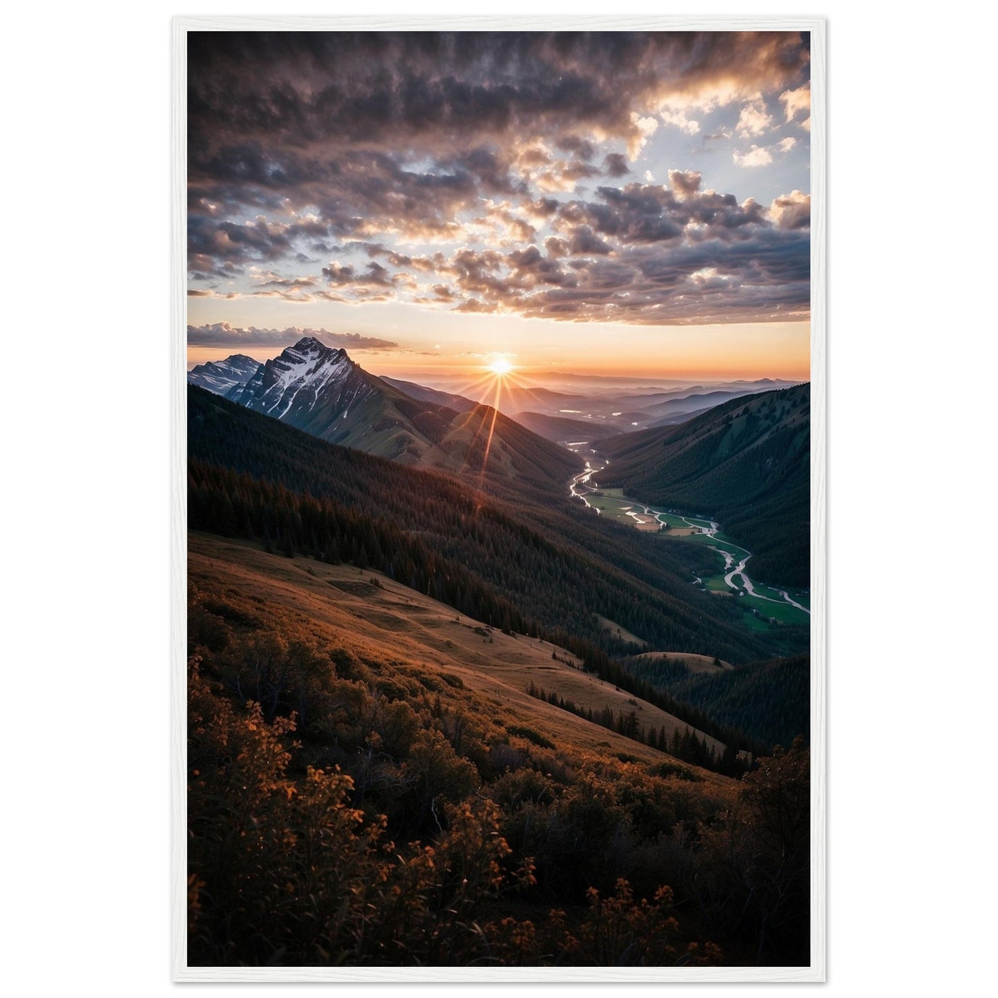 Premium Matte Paper Wooden Framed Poster