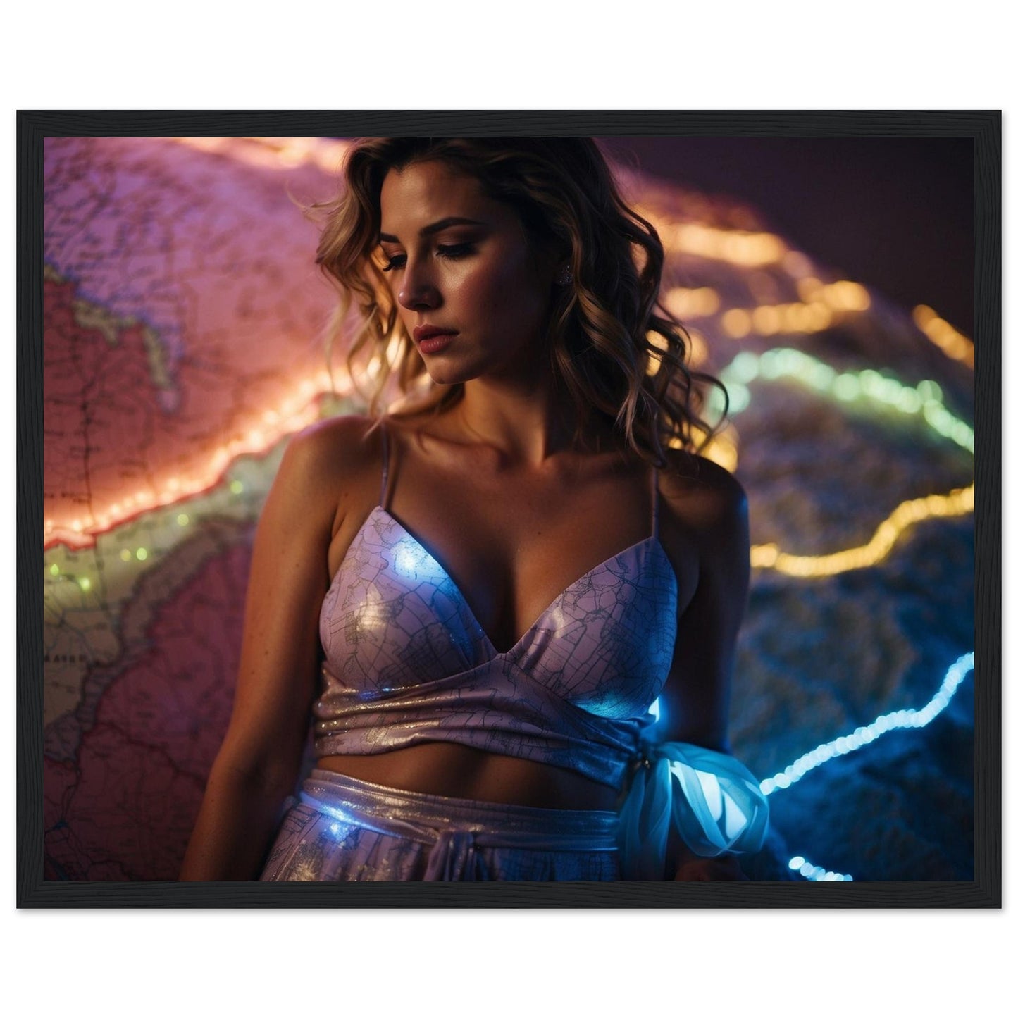 Premium Matte Paper Wooden Framed Poster