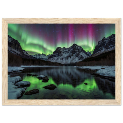 Premium Matte Paper Wooden Framed Poster