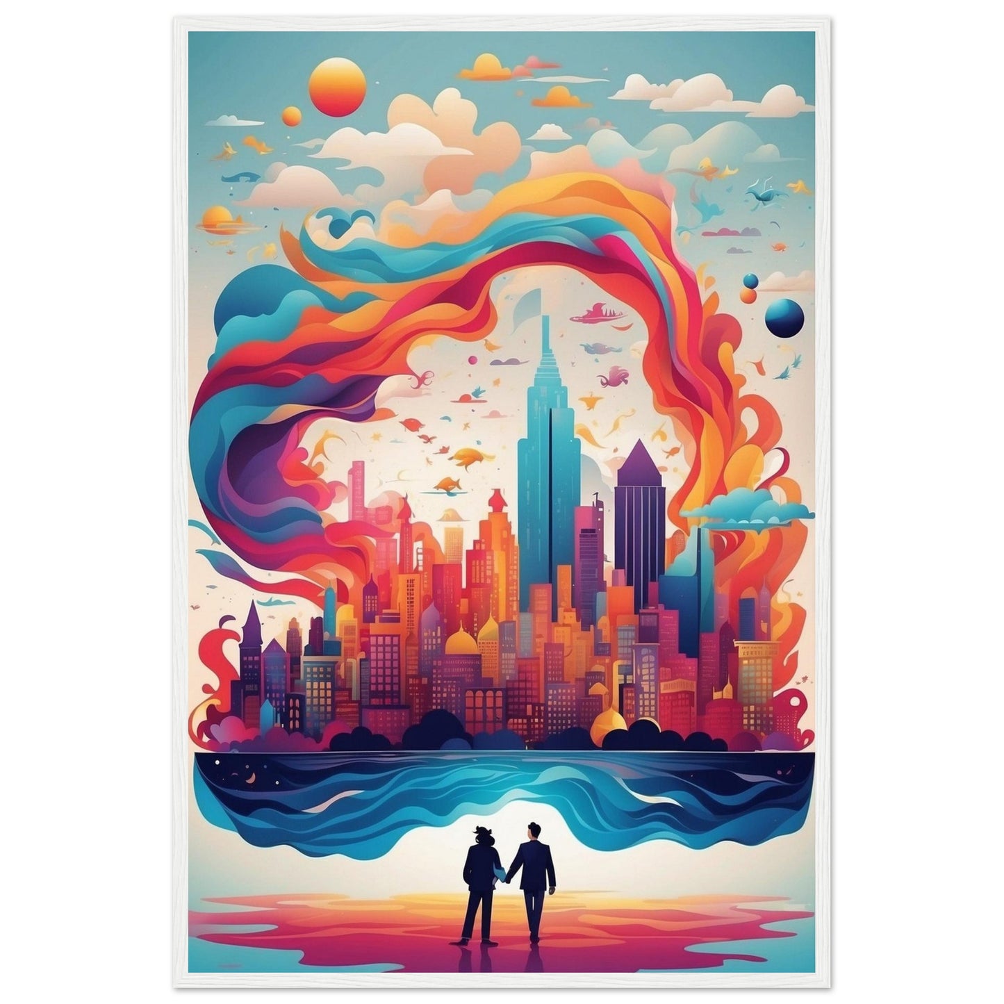 Premium Matte Paper Wooden Framed Poster