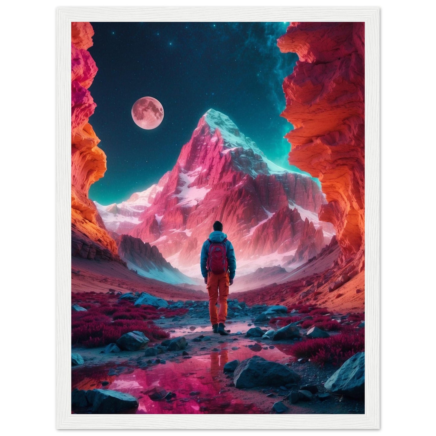 Premium Matte Paper Wooden Framed Poster