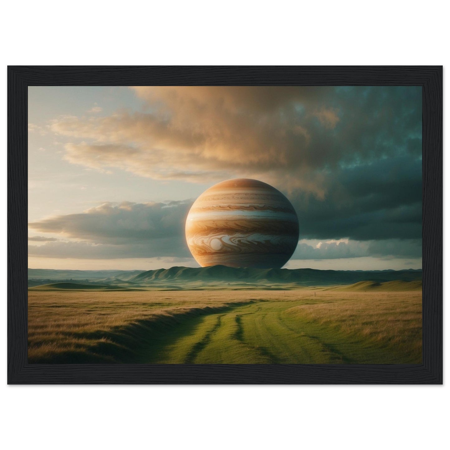 Premium Matte Paper Wooden Framed Poster