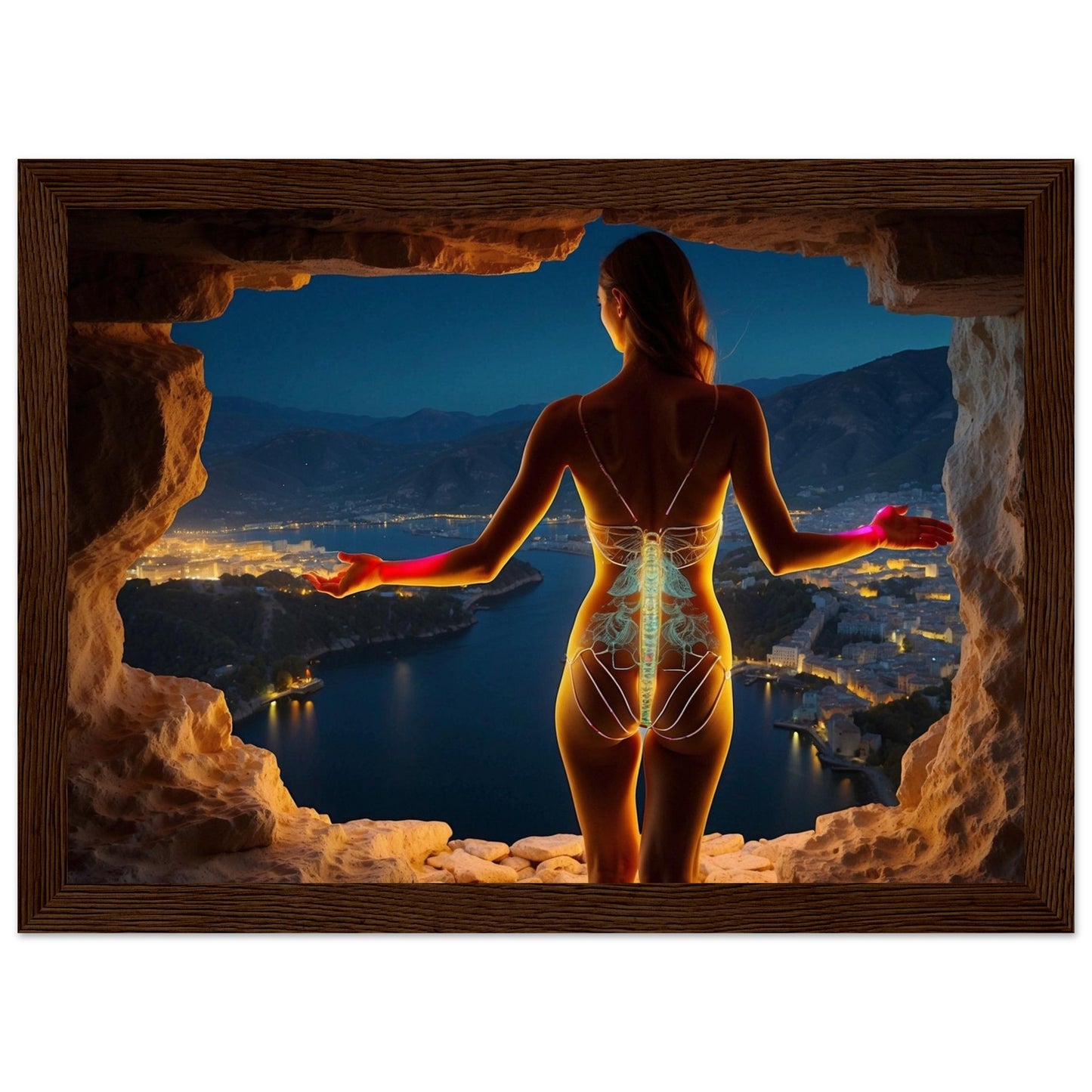 Premium Matte Paper Wooden Framed Poster