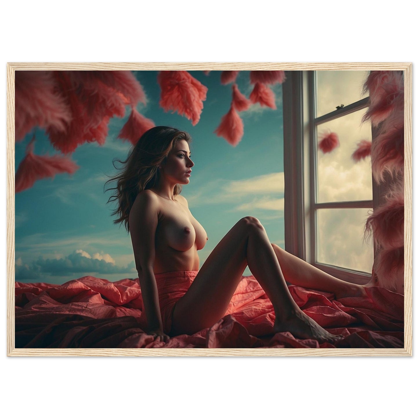 Premium Matte Paper Wooden Framed Poster