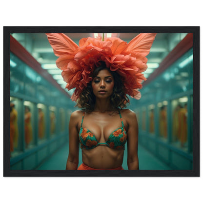 Premium Matte Paper Wooden Framed Poster