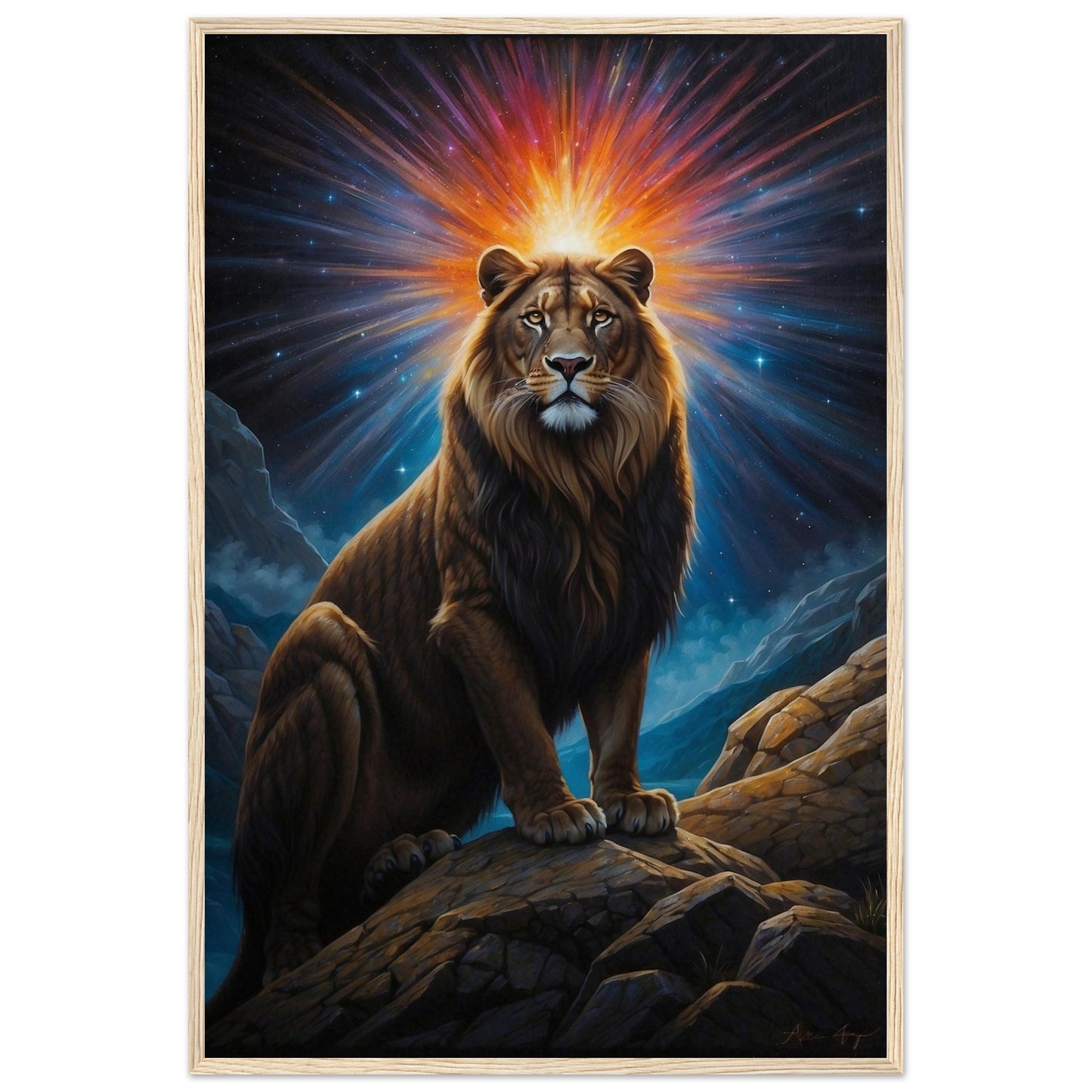 Premium Matte Paper Wooden Framed Poster