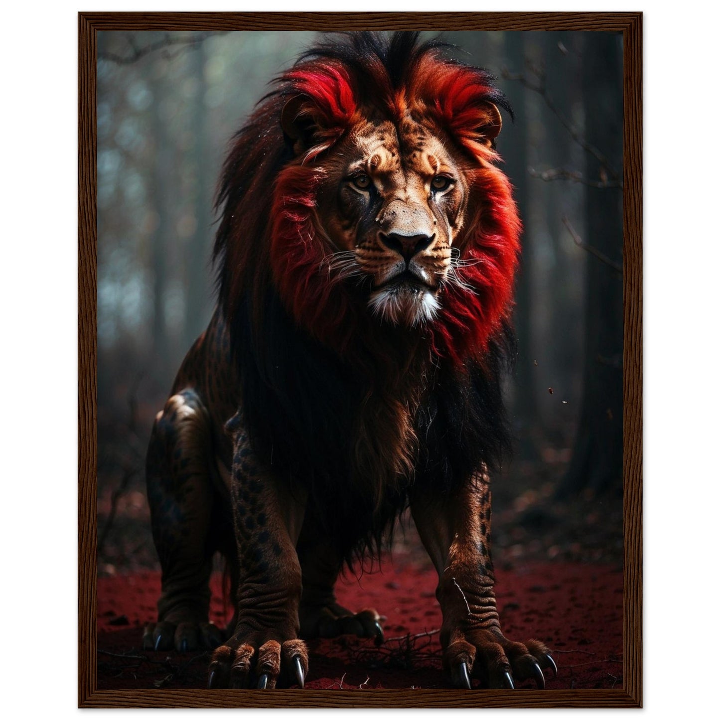 Premium Matte Paper Wooden Framed Poster
