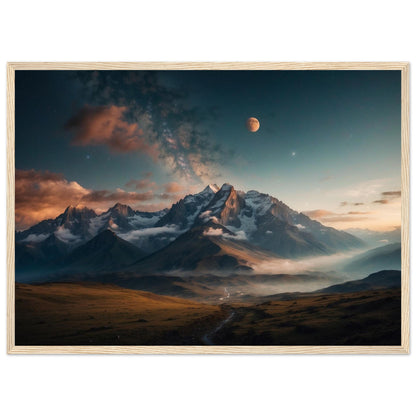 Premium Matte Paper Wooden Framed Poster