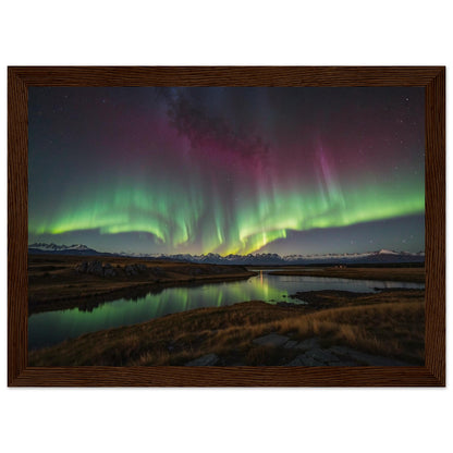 Premium Matte Paper Wooden Framed Poster