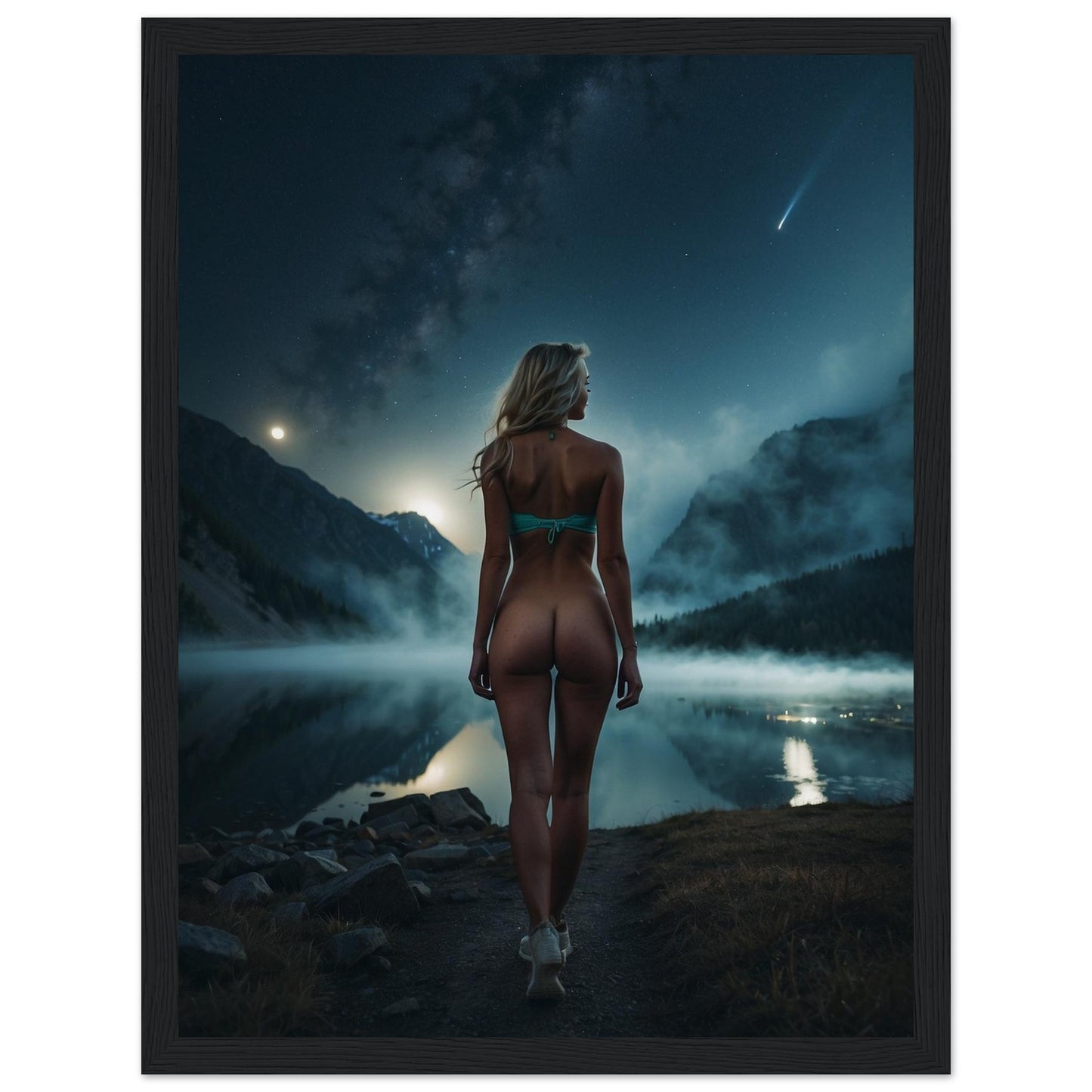 Premium Matte Paper Wooden Framed Poster