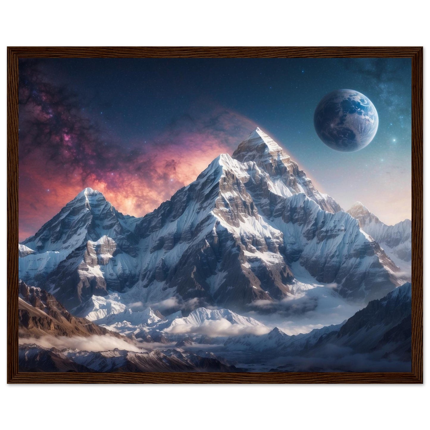 Premium Matte Paper Wooden Framed Poster