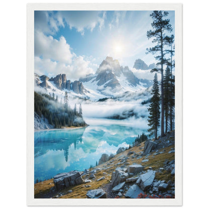 Premium Matte Paper Wooden Framed Poster