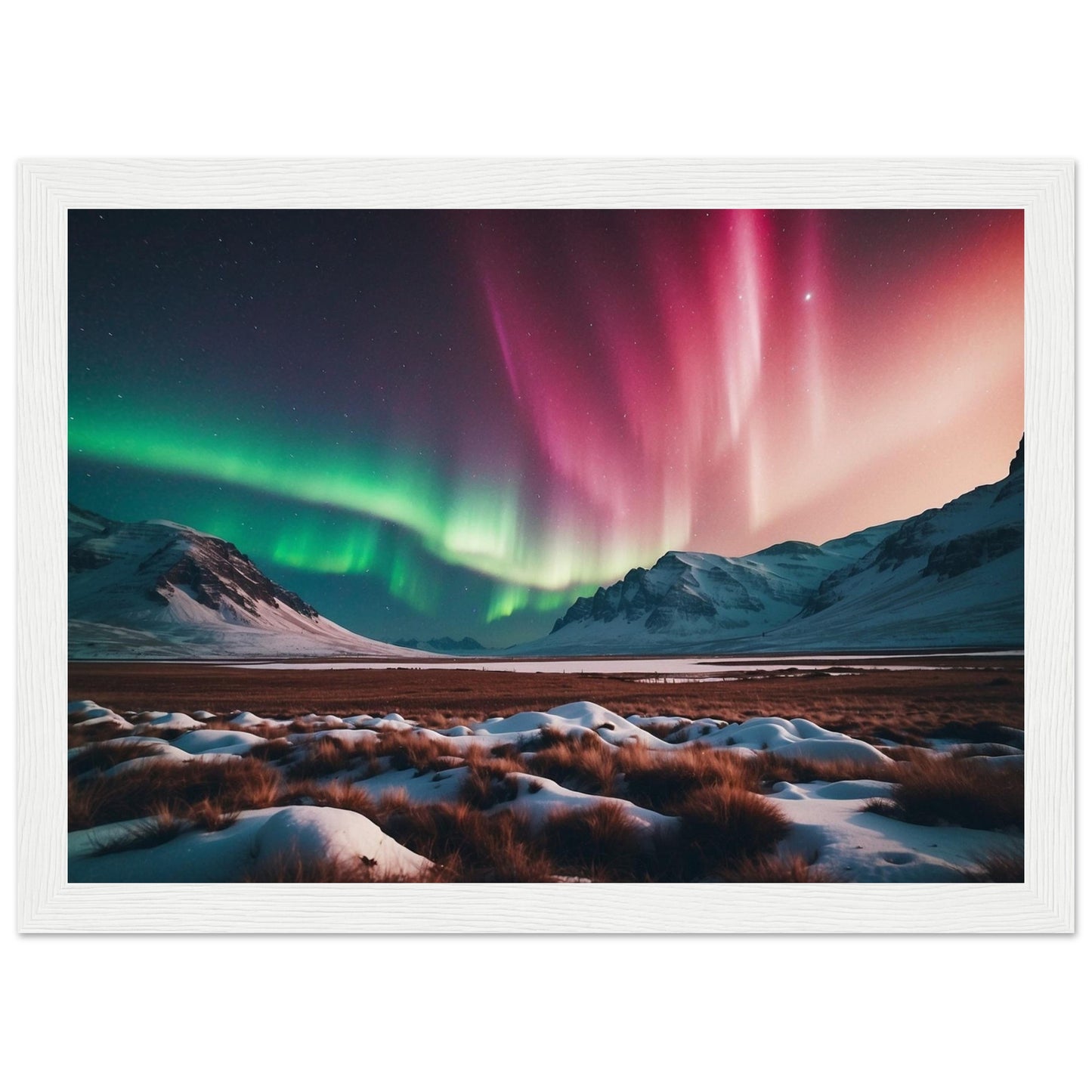 Premium Matte Paper Wooden Framed Poster