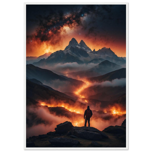 Premium Matte Paper Wooden Framed Poster