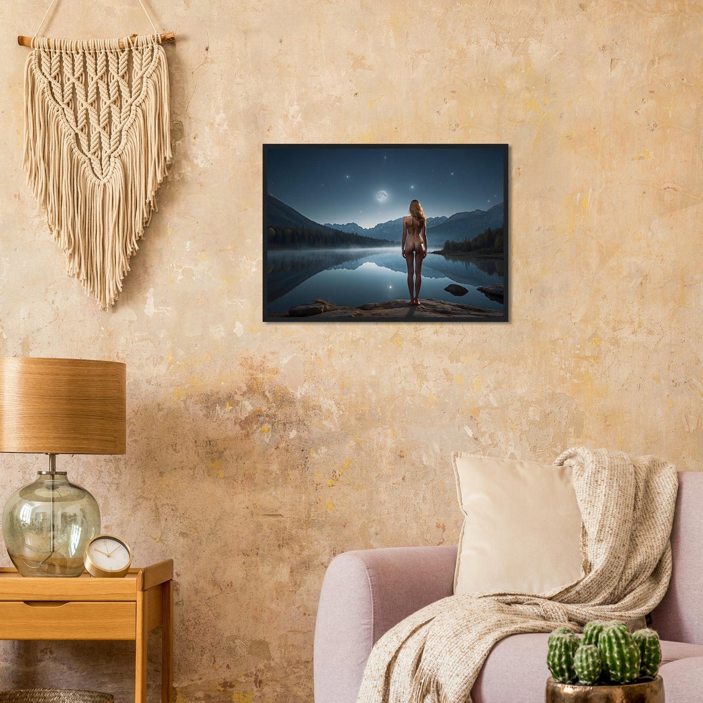 Premium Matte Paper Wooden Framed Poster