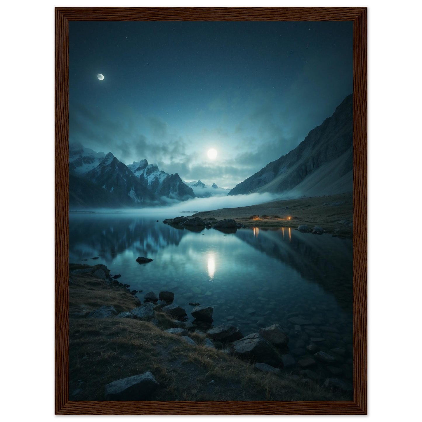 Premium Matte Paper Wooden Framed Poster