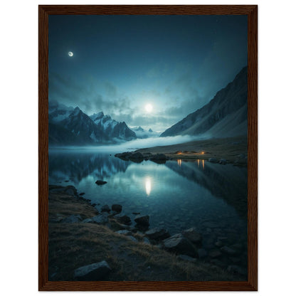 Premium Matte Paper Wooden Framed Poster