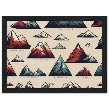 Premium Matte Paper Wooden Framed Poster