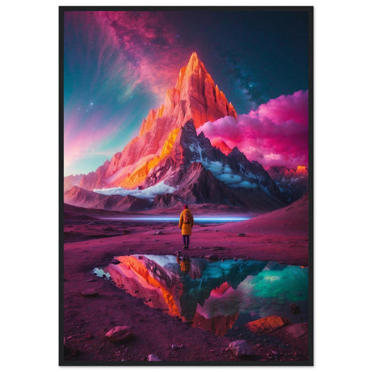 Premium Matte Paper Wooden Framed Poster